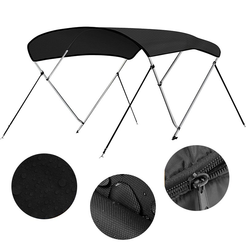 Durable Heavy Duty Polyester Sun Shade Bimini Top Waterproof Stainless Steel Bimini Tops for Boats