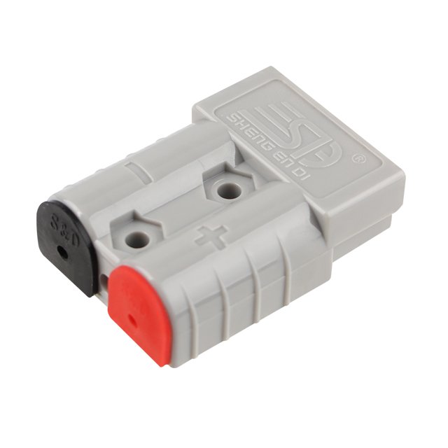 SED Factory Price Power Connector 50A 600V Waterproof Sheath Black PVC Red Rubber Cover Cable Fix Plug for SG50