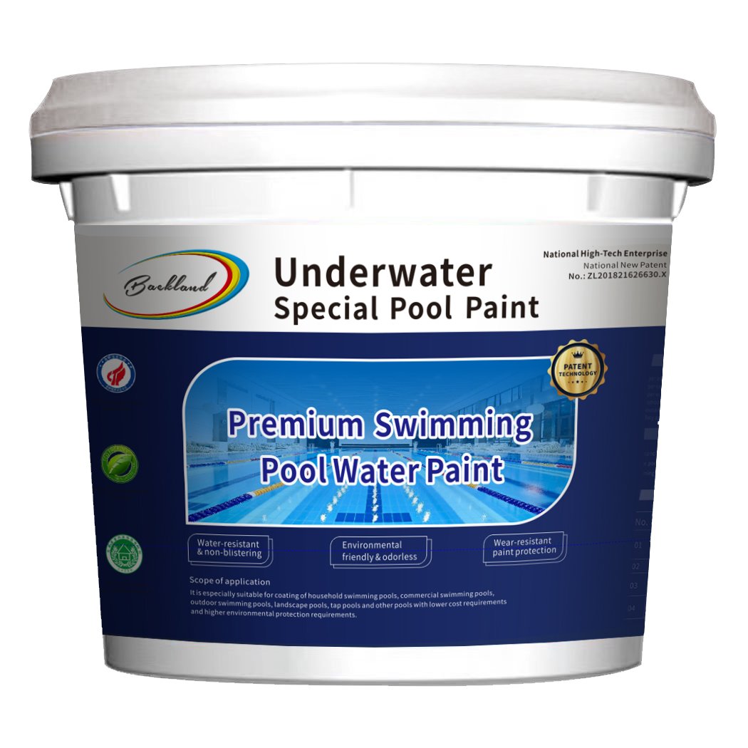 Underwater Paint Factory Acrylic Underwater Paint Cover 4 Sqm/kg Waterproof Coating for Cement Swimming Pool and Water Park