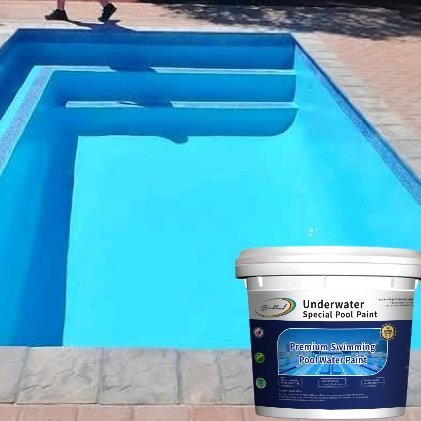 Underwater Paint Factory Acrylic Underwater Paint Cover 4 Sqm/kg Waterproof Coating for Cement Swimming Pool and Water Park