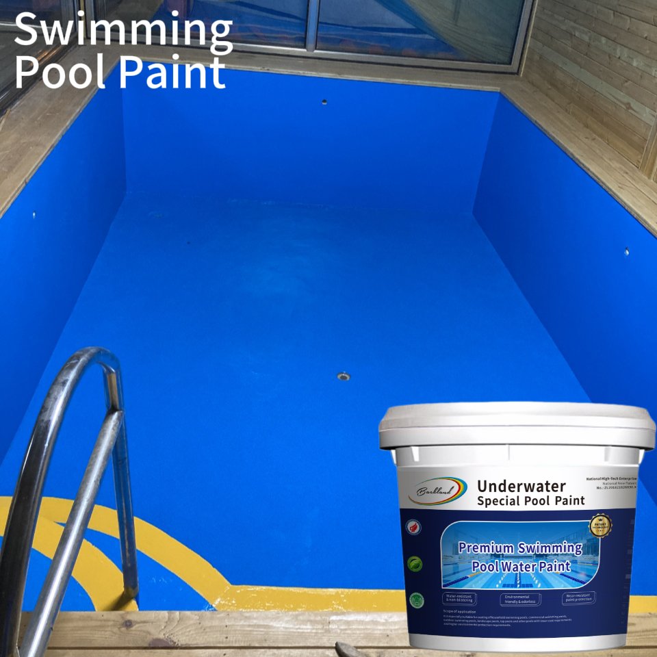 Underwater Paint Factory Acrylic Underwater Paint Cover 4 Sqm/kg Waterproof Coating for Cement Swimming Pool and Water Park