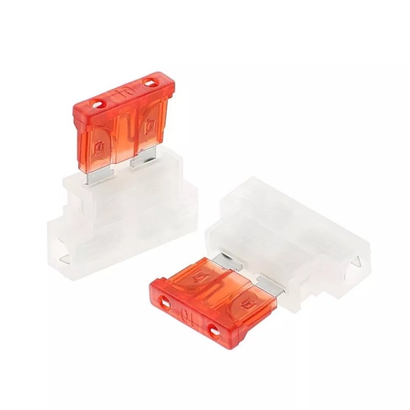 Transparent T-type Auto Standard Fuse Holder Car Boat Truck ATC/ATO Blade Fuse ATC Fuse Holder Seat Cover Terminals