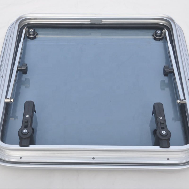 Popular Rectangular Customized Boat Skylights Escape Window Deck Light Deck Hatch for Marine Boats Yacht RV