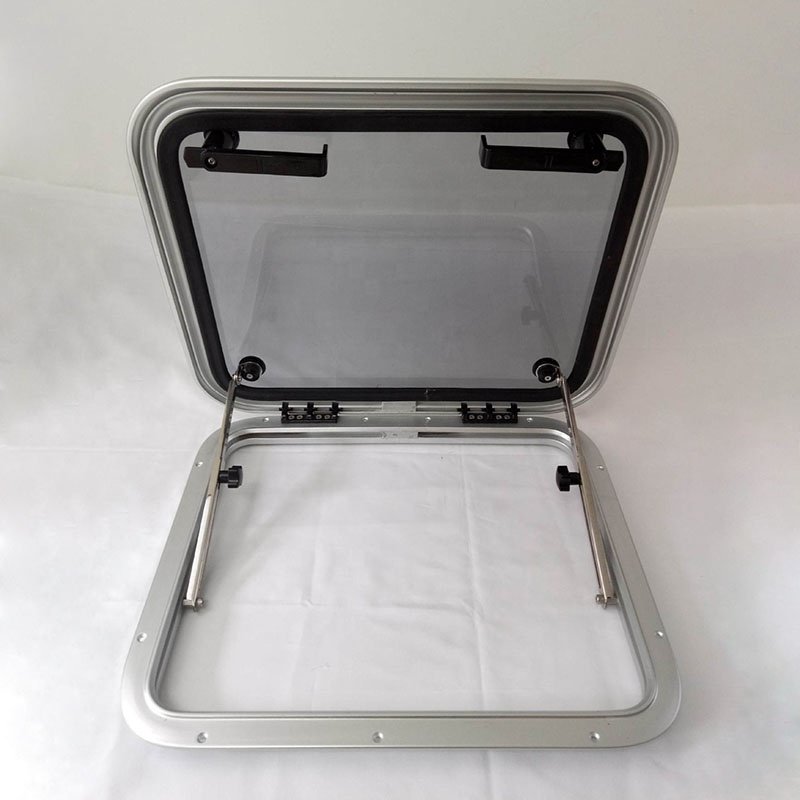 Popular Rectangular Customized Boat Skylights Escape Window Deck Light Deck Hatch for Marine Boats Yacht RV