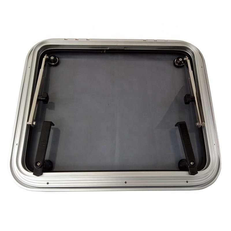 Popular Rectangular Customized Boat Skylights Escape Window Deck Light Deck Hatch for Marine Boats Yacht RV