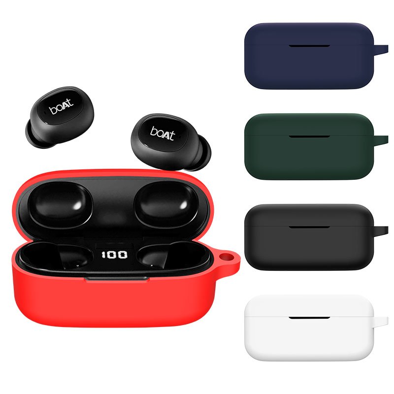 Shockproof Silicone Case Protective Cover for Boat Airdopes 121 Earphone Accessories