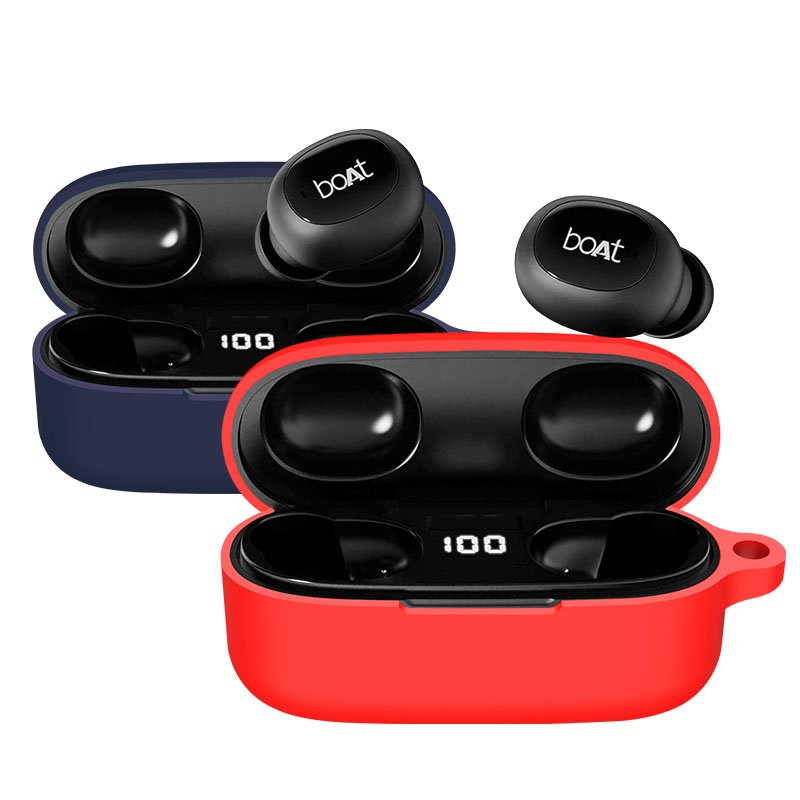 Shockproof Silicone Case Protective Cover for Boat Airdopes 121 Earphone Accessories