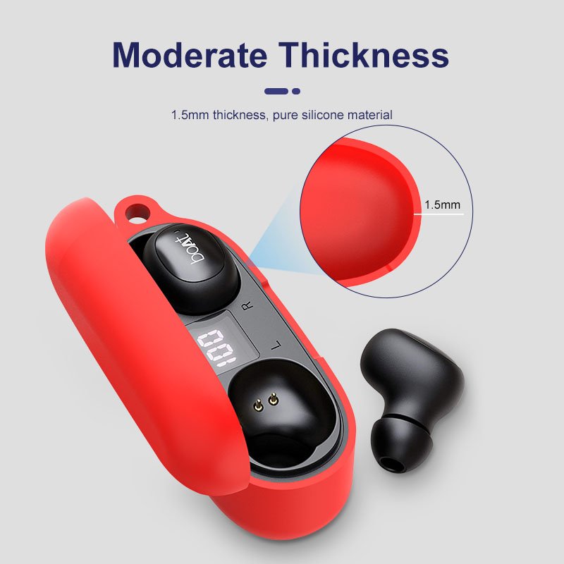 Shockproof Silicone Case Protective Cover for Boat Airdopes 121 Earphone Accessories