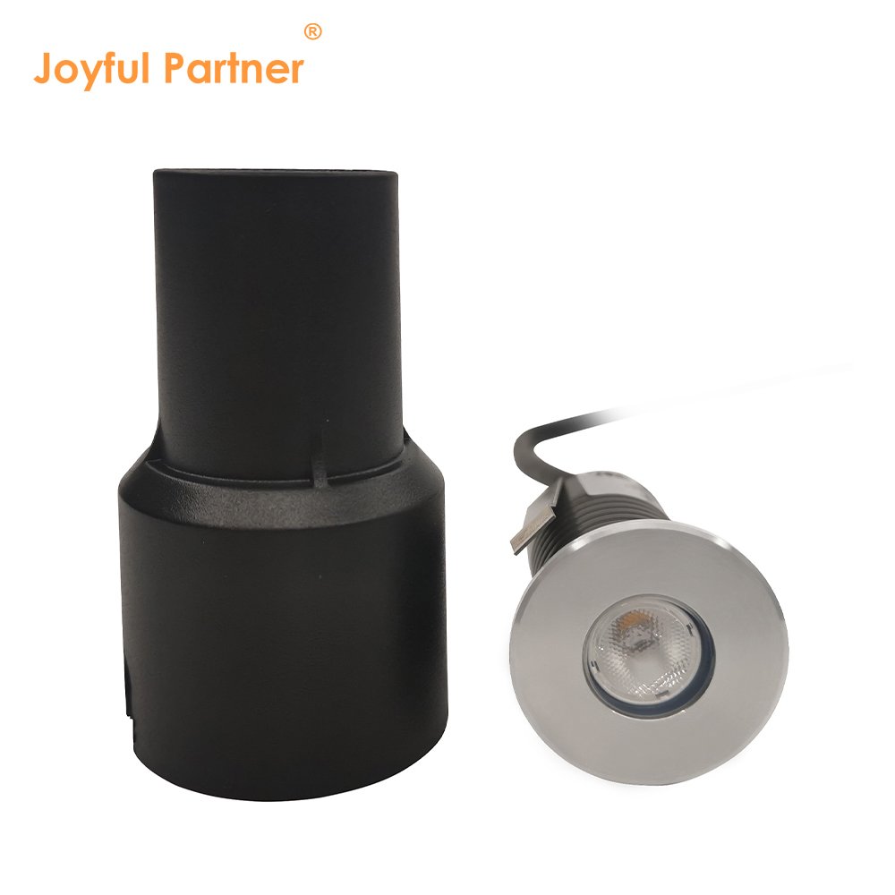 New Aluminum Housing IP67 Waterproof Single Color Walk Over Lamp 316 Stainless Steel Cover 1W 2W 12v DC LED Underground Light