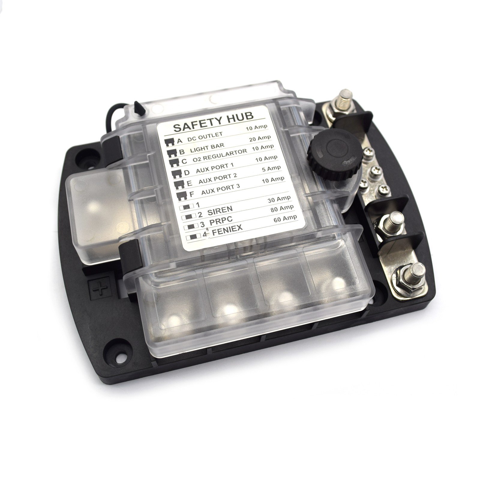 Factory Direct Safety Hub Circuit System Fuse Block for Car Marine RV Truck Boat