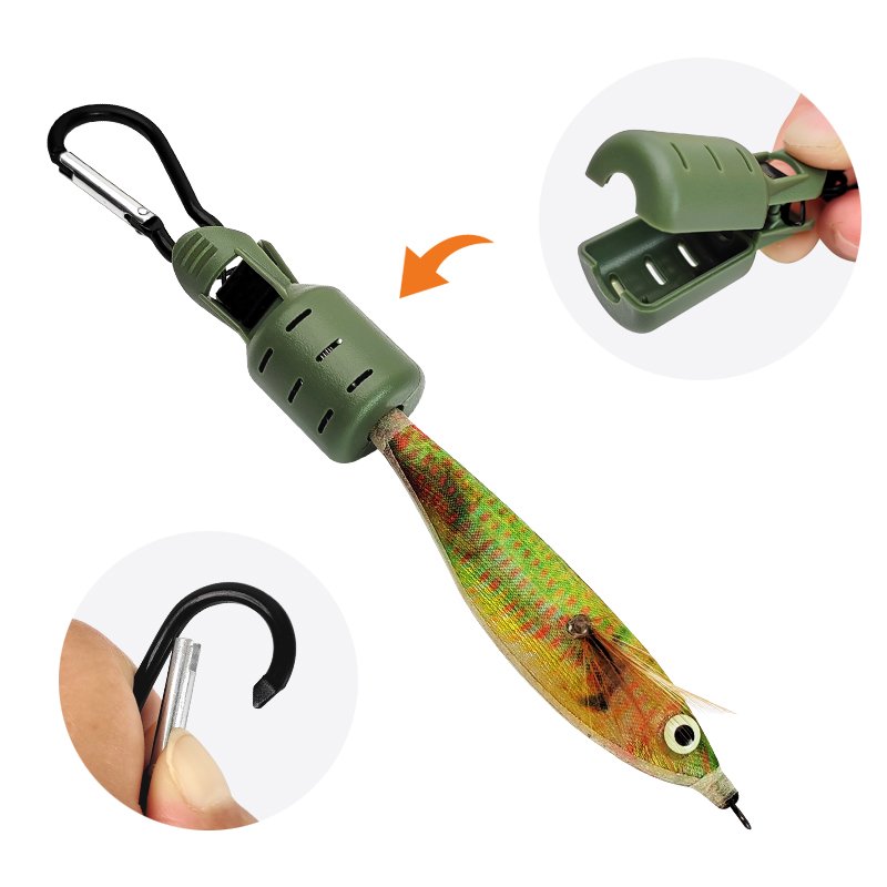 ILURE Fishing Lure Squid Hook Cover Squid Jig Hook Protector Case Fishing Lanyards Fishing Tool