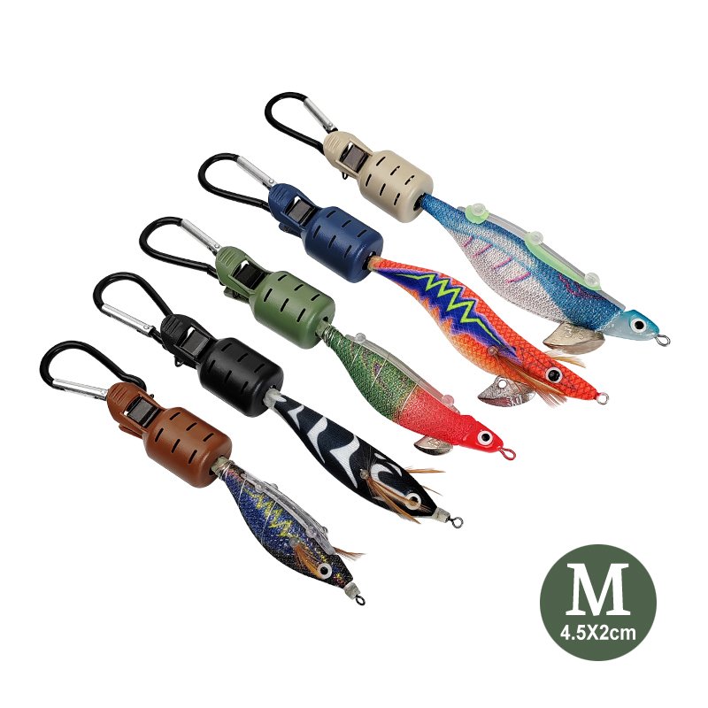 ILURE Fishing Lure Squid Hook Cover Squid Jig Hook Protector Case Fishing Lanyards Fishing Tool