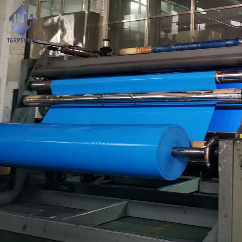 Waterproof Plastic Material PVC Coated Polyester Canvas Tarpaulin Fabric Roll for Sale
