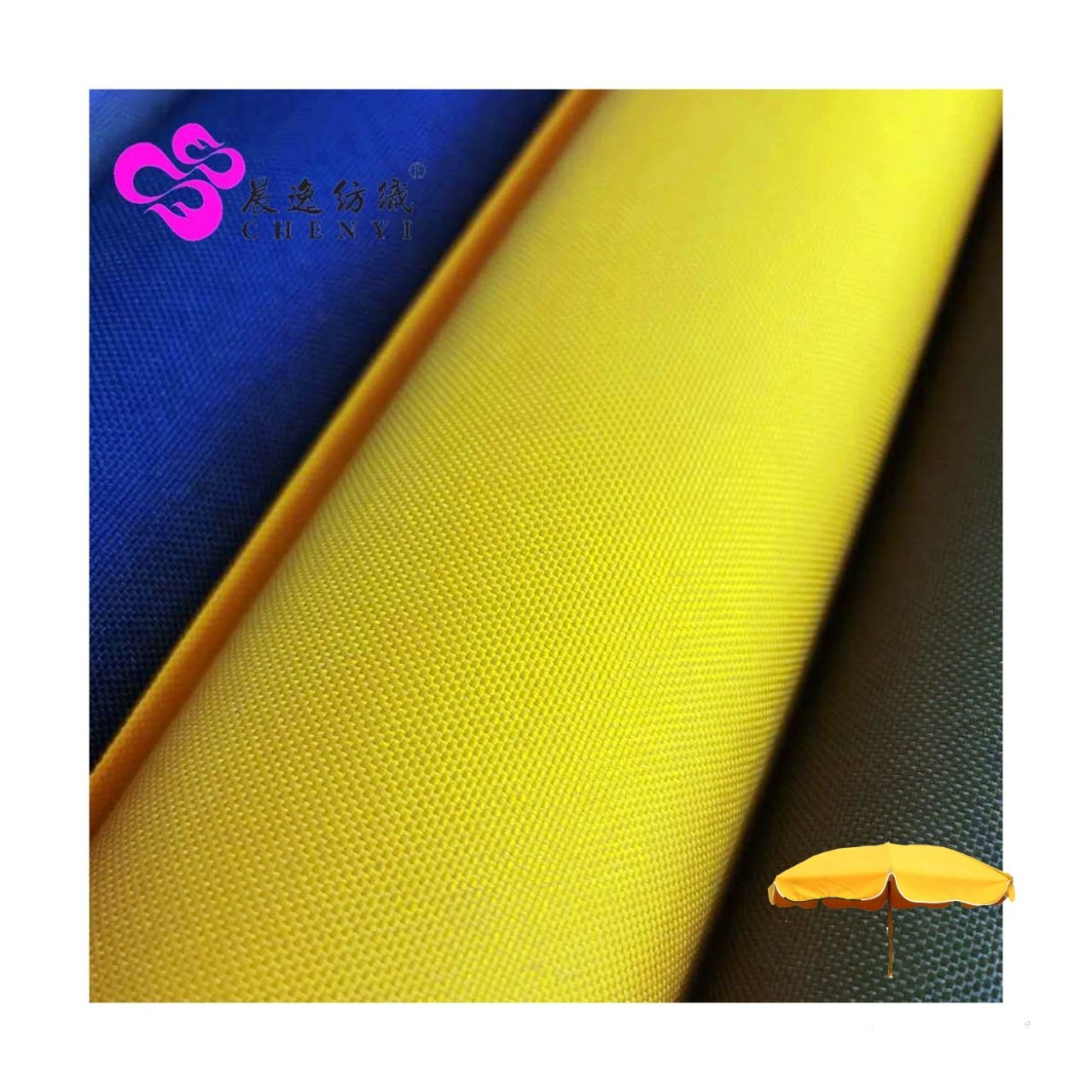 Popular 600D Waterproof Pu 1000mm 230gsm 150cm for Tent Boat Cover