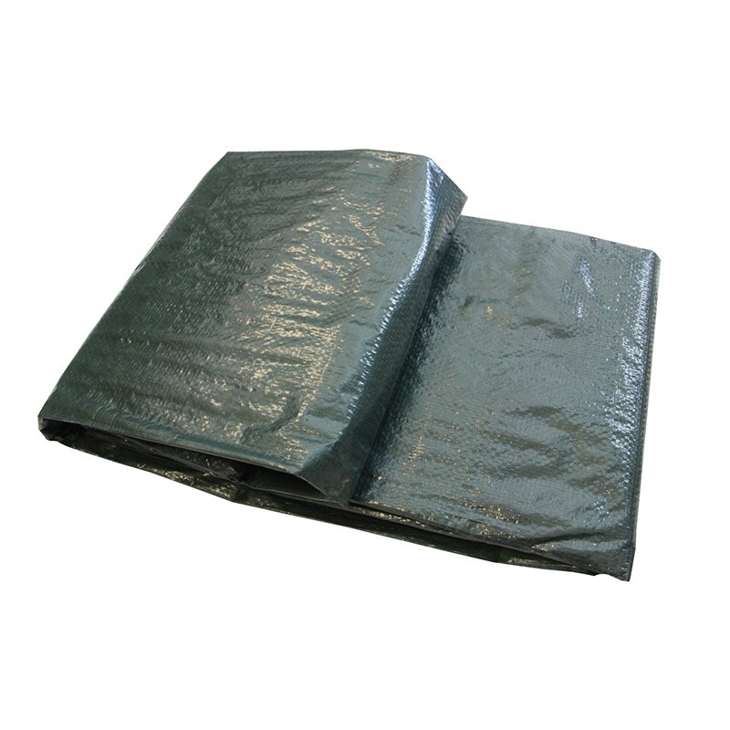 Green PE Tarpaulin Covers Waterproof Car Cover Poly Tarp Sheet