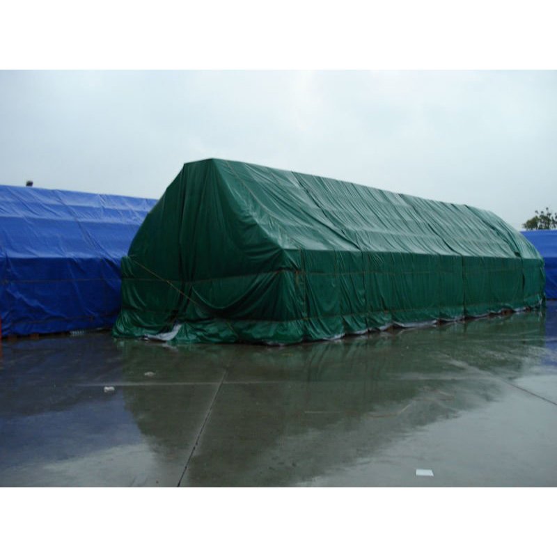 Green PE Tarpaulin Covers Waterproof Car Cover Poly Tarp Sheet