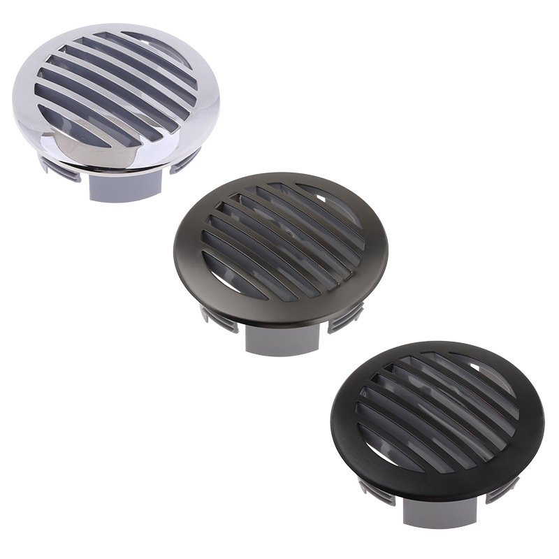 Round Air Vent Grille Airflow Vent Cover 316 Stainless Steel Round Anti Rust Air Vent Cover for RVs Campers Boats Yachts
