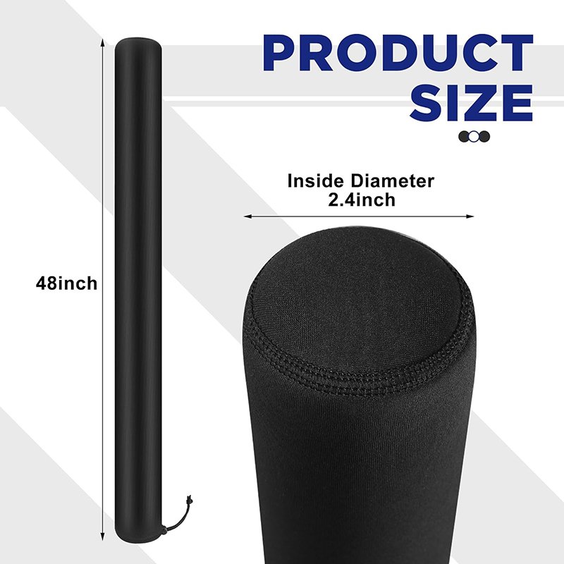 4mm Neoprene Custom logo Anti-friction Boat Trailer Guide Pole Pad Easy to Install Durable Boat Trailer Guide Protective Cover