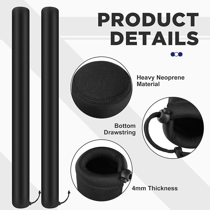 4mm Neoprene Custom logo Anti-friction Boat Trailer Guide Pole Pad Easy to Install Durable Boat Trailer Guide Protective Cover