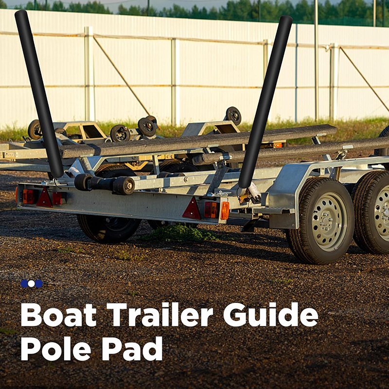 4mm Neoprene Custom logo Anti-friction Boat Trailer Guide Pole Pad Easy to Install Durable Boat Trailer Guide Protective Cover