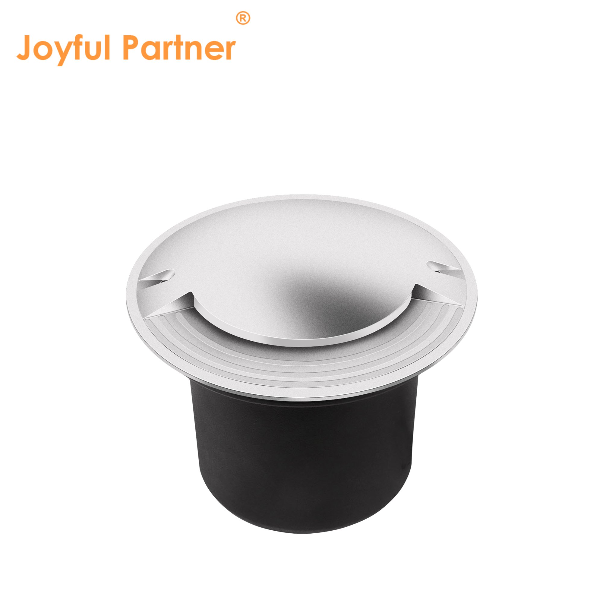 DC12V-24V 2W Stainless Steel Face Cover Strong Load-bearing Capacity Underground Light Waterproof for Garden Landscape