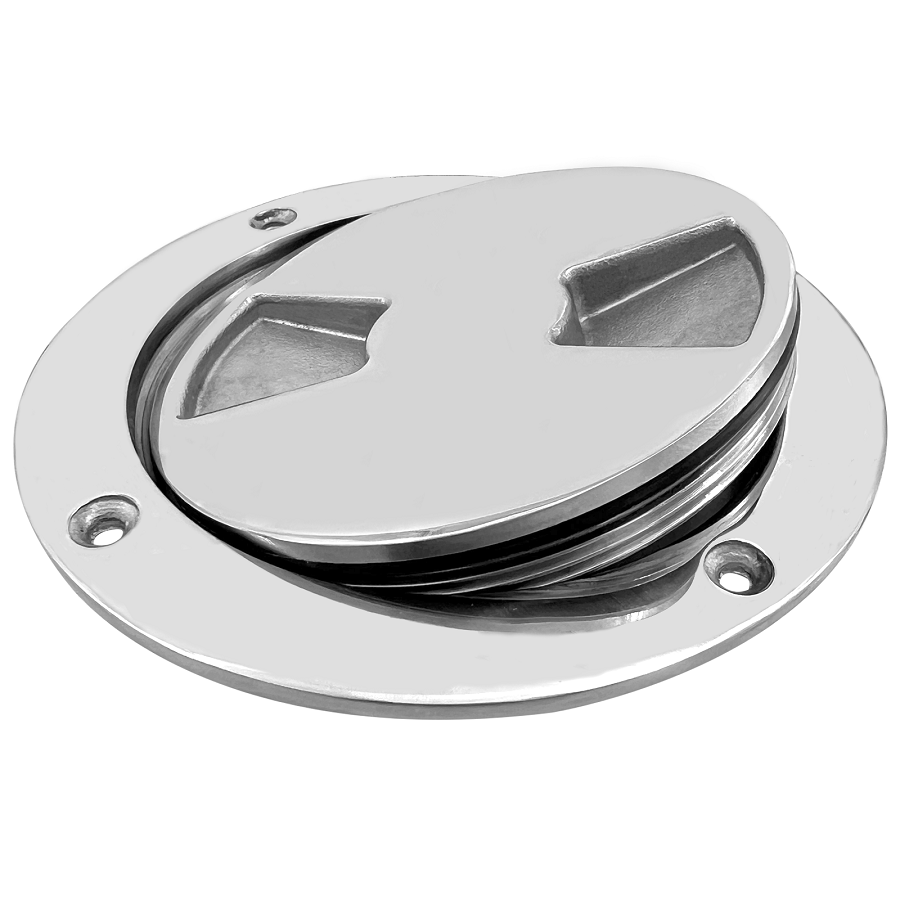 4 Inch Stainless Steel 316 Marine Boat High Mirror Polishing Hatch Cover Round Hole Deck Plates