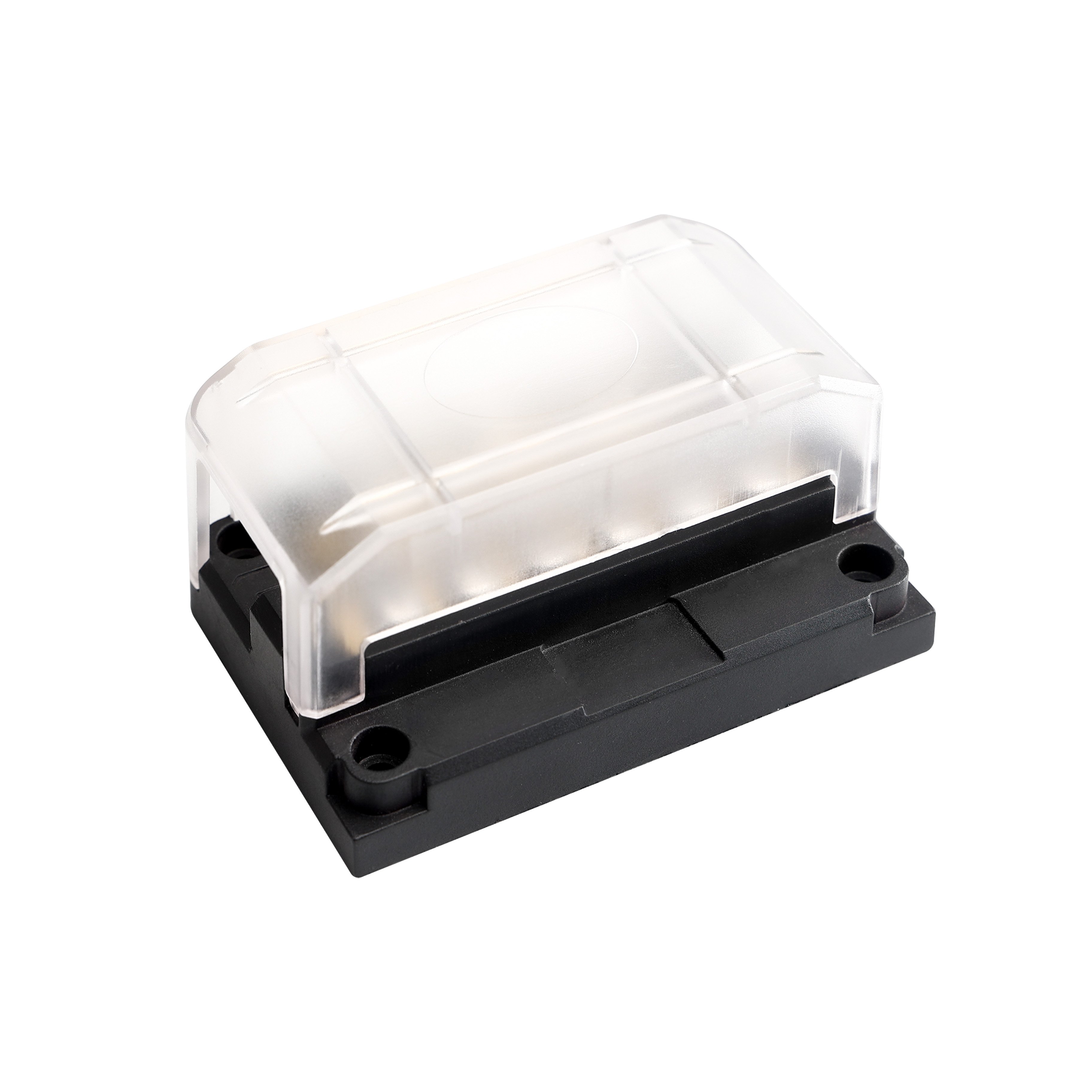 100A DC 48V M4 M5 Battery Power Distribution Terminal Block Bus Bar Box with Cover for Auto Marine Car Boat