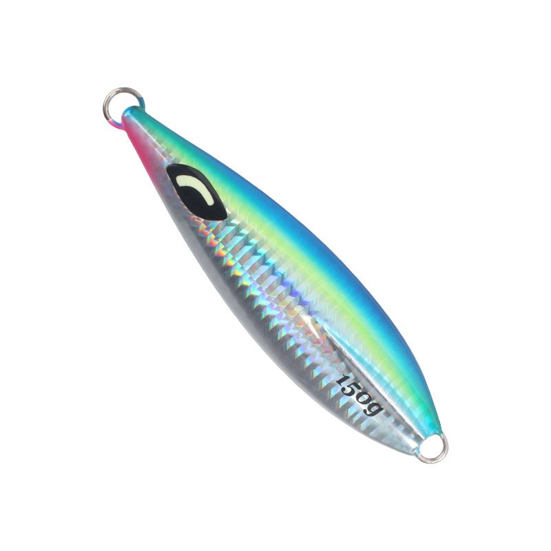 WM012J-100 Luminous Metal Jig Fishing 0.7oz-12.3oz Fishing Lures Sinking 6 Color Fishing Jigging Lure