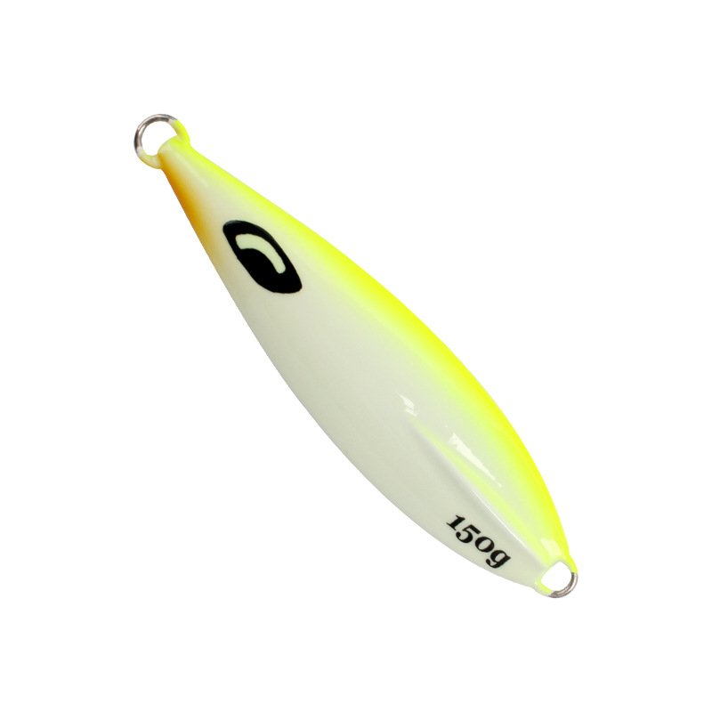WM012J-100 Luminous Metal Jig Fishing 0.7oz-12.3oz Fishing Lures Sinking 6 Color Fishing Jigging Lure