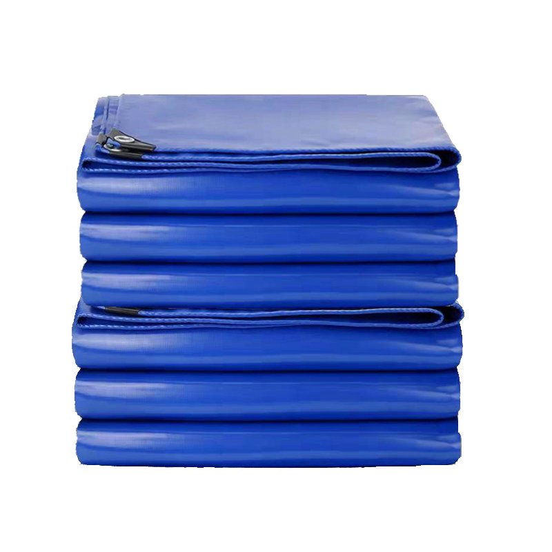 PVC Tarpaulin Manufacturer 650gsm Waterproof Heavy Duty Reinforced Edge Aluminum Grommets PVC HDPE Tarpaulin for Tent