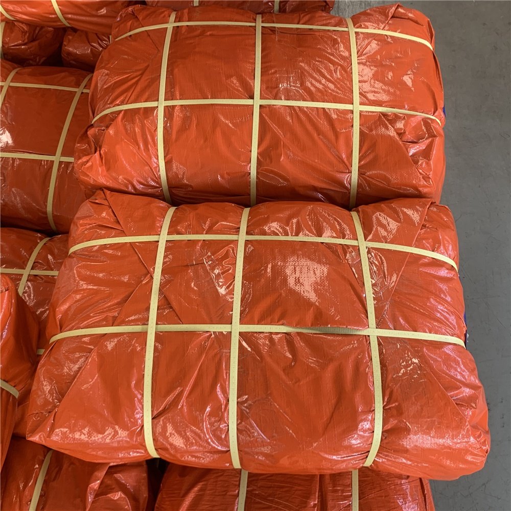 Super Heavy Duty Waterproof Tarpaulin PE Vinyl Coated Fabric Smoke Tarp for Flatbed Truck