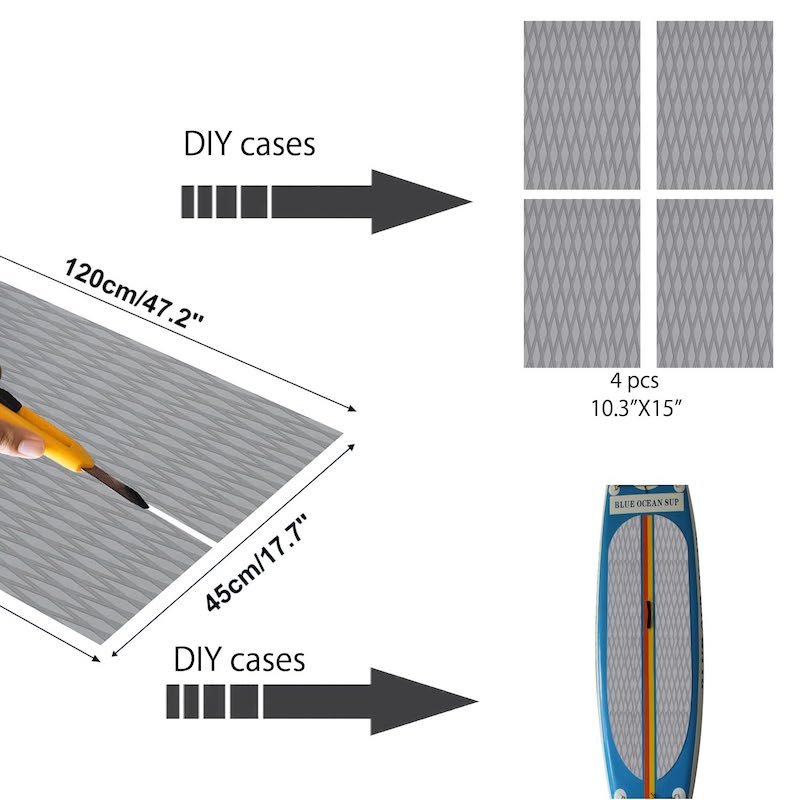 Betovv 3000 Hours UV Resistant Tappeto Barca Boat Deck Floor Covering Boat Traction Self Adhesive Laminate Flooring