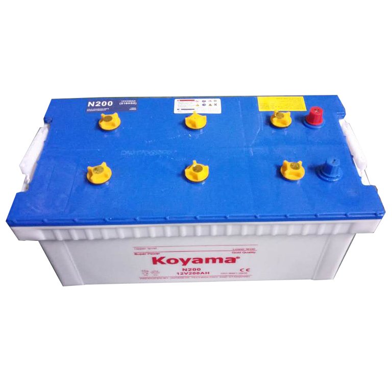 Heavy Duty Truck Battery N200 12V 200AH Dry Cell Truck Batteries 27.5kgs High Quality Car Battery Wholesale