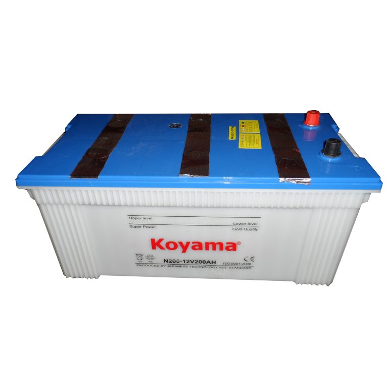 Heavy Duty Truck Battery N200 12V 200AH Dry Cell Truck Batteries 27.5kgs High Quality Car Battery Wholesale