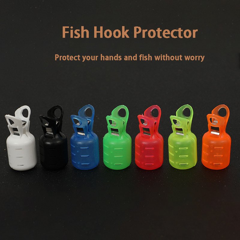 Jig Squid Umbrella Hook Hat Protector Sleeve Storage Cover Fishing Accessories Wood Shrimp Squid Hook Protective Sleeve