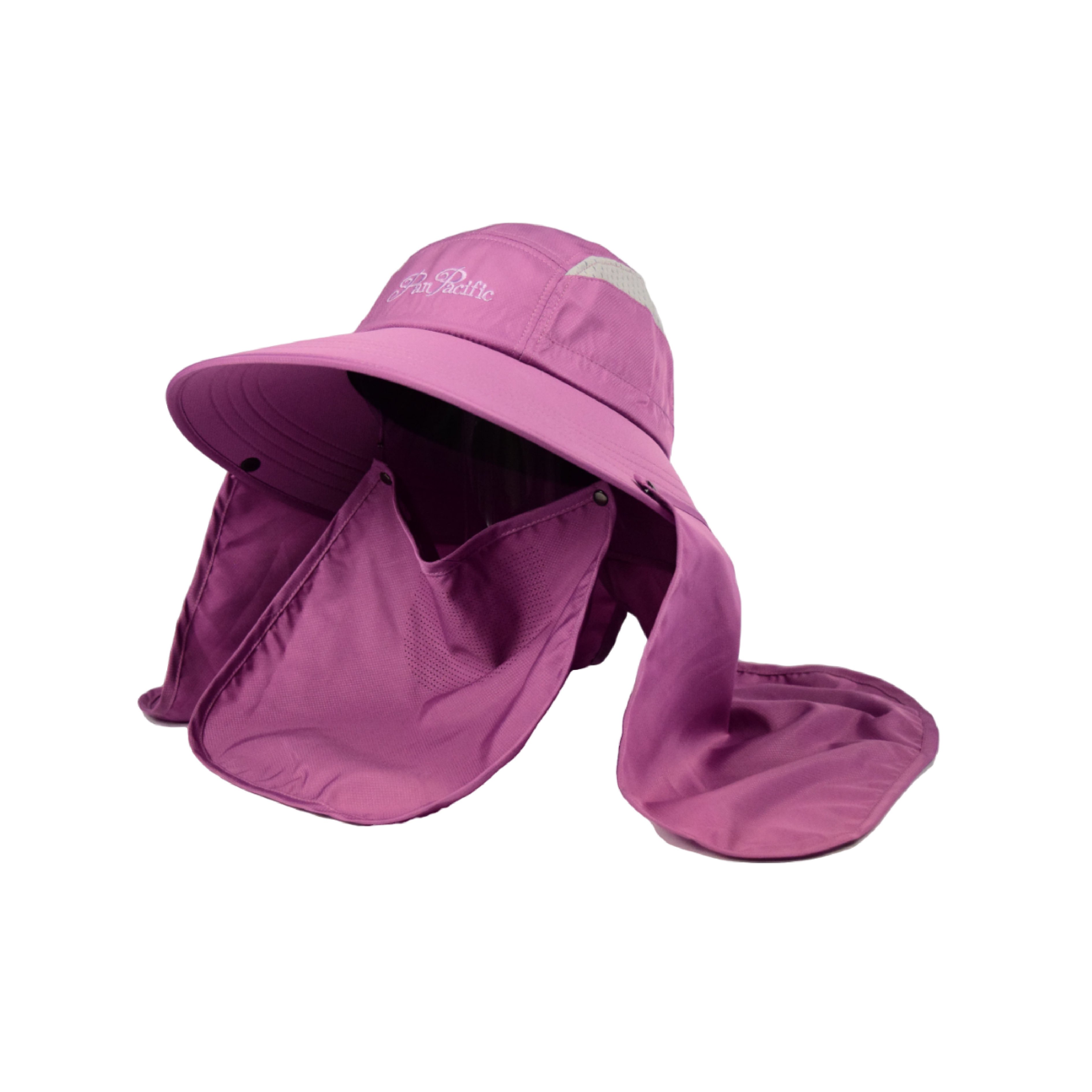 Customized Wide Brim Outdoor Hiking Camping Sun Protection Anti UV Casual Beach Cap With Detachable Face Cover & Neck Flap