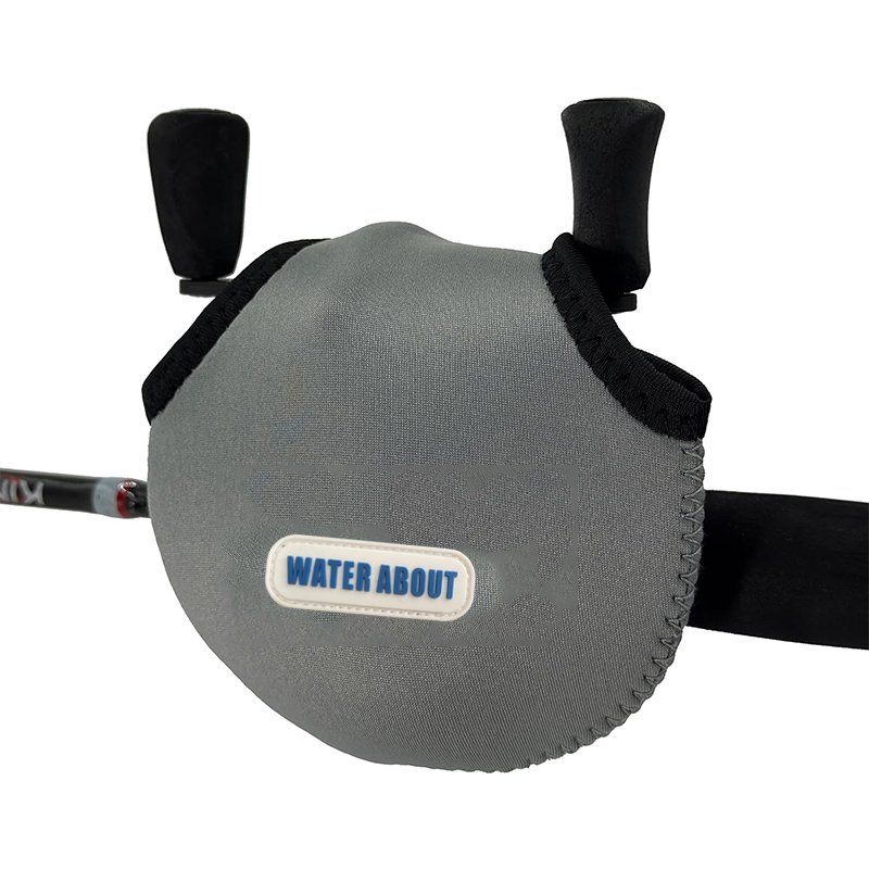 Durable and Elastic Neoprenefor Pressure Buffer Reel Cover Customized LOGO Spinning Protective Fishing Reel Pouch Bag