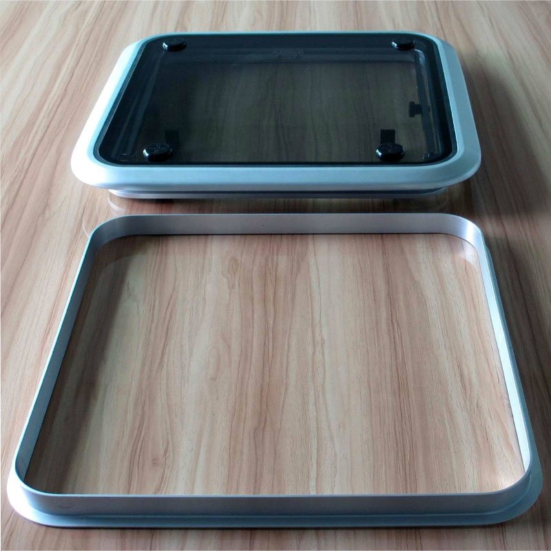 Marine Customized Ship Escape Hatch RV Skylight Window Tempered Glass Boats Yacht RV Aluminum Boat Deck Hatch