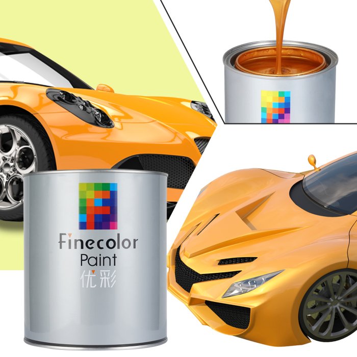 Car Paint Color Spray Paint Mixing Machine 2k Topcoat Automotive Refinishing Car Paint for Car