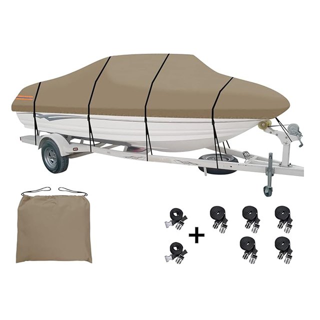 Universal Waterproof Ski Marine Trailerable V-Hull Protect Boat Dust Covers