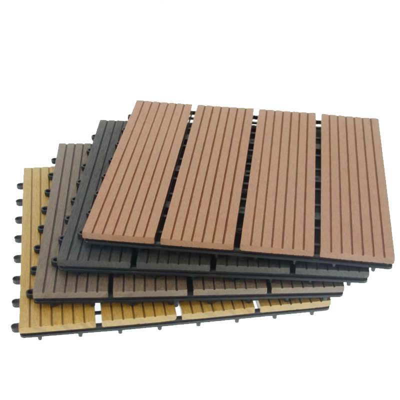 Hot Seller WPC 20mm 25 mm Decking Solid Waterproof Decking Wooden Laminated Flooring Outdoor Plastic Deck Floor Covering