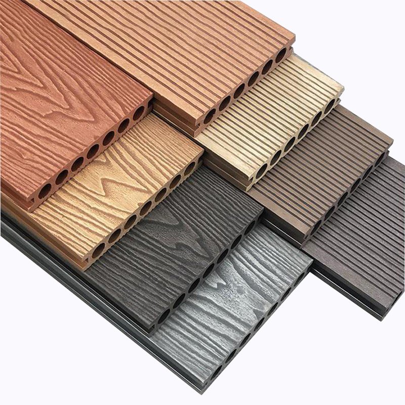Hot Seller WPC 20mm 25 mm Decking Solid Waterproof Decking Wooden Laminated Flooring Outdoor Plastic Deck Floor Covering