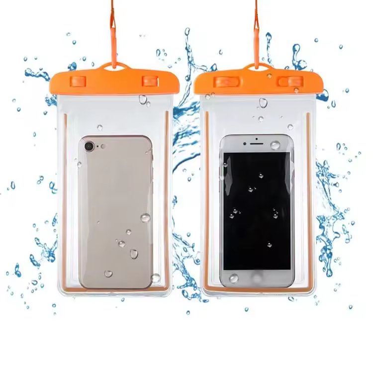 Fishing Boating Songkran Kayaking Waterproof Dry Bag Waterproof Phone Pouch Bag Colorful for 4.5-6 Inch Mobile Phones