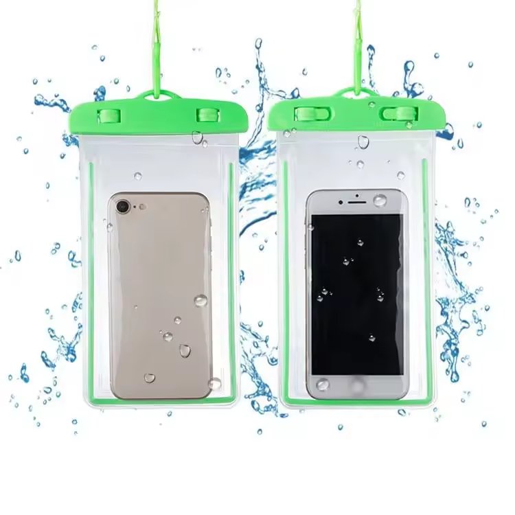 Fishing Boating Songkran Kayaking Waterproof Dry Bag Waterproof Phone Pouch Bag Colorful for 4.5-6 Inch Mobile Phones