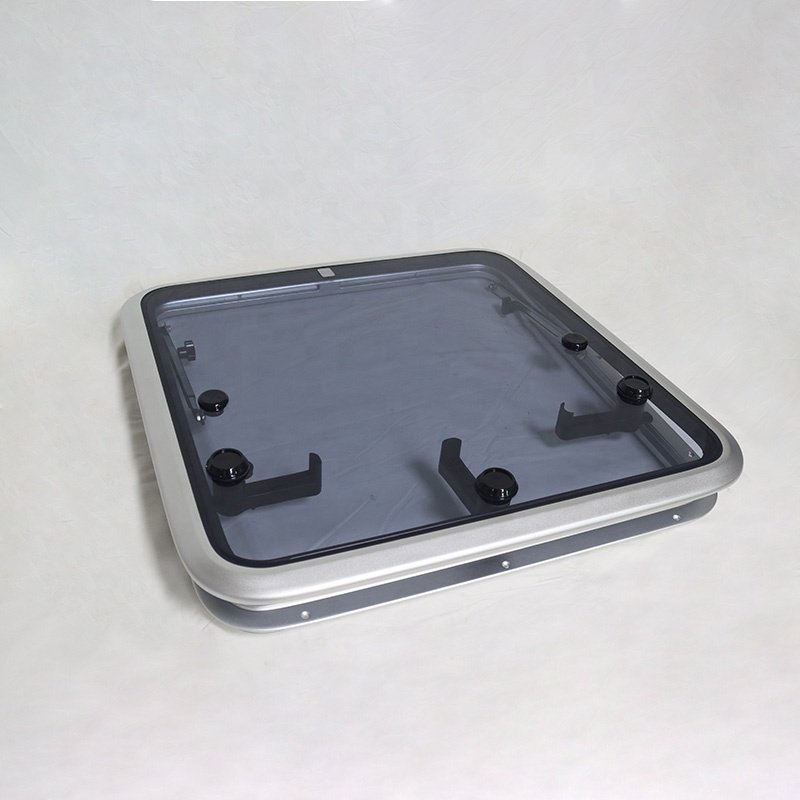 Customized Marine Boat RV Skylight Escape Hatch Window Tempered Glass Aluminum Boat Deck Hatch 575x575