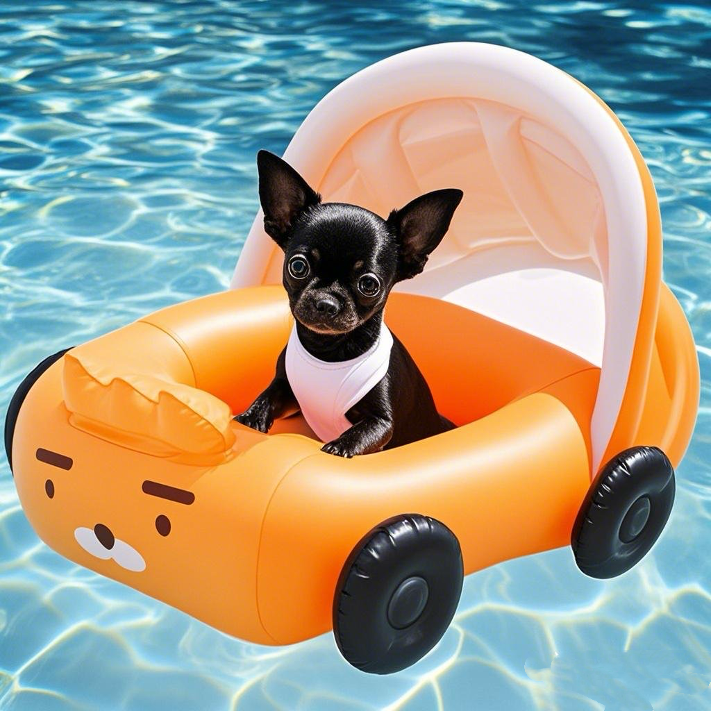 JXANRY Eco-Friendly Inflatable Life Jacket Pet Dog Swimming Toy for Teddy Pomeranian Bichon Bulldog Small Dogs Summer Water Play
