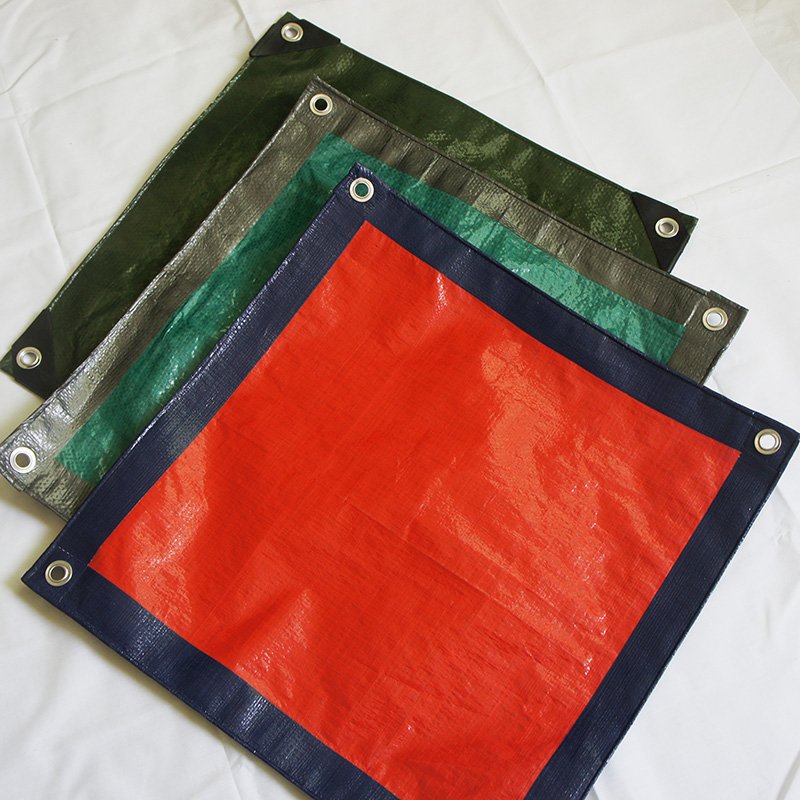 Heavy Duty Canvas Tarp Pe Tarpaulin,Rot, Rip Tear Proof Boat Tarps Covers with Grommets and Reinforced Edges From China Factory