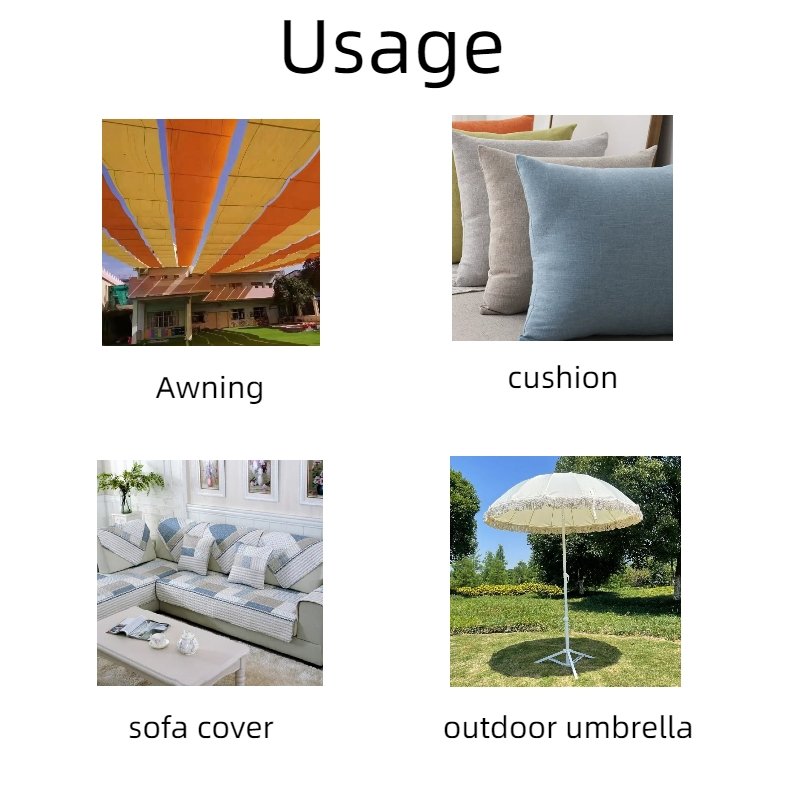 High Uv Outdoor Water Resistant Furniture Fabric 100% Olefin Fabric for Sofa Covers