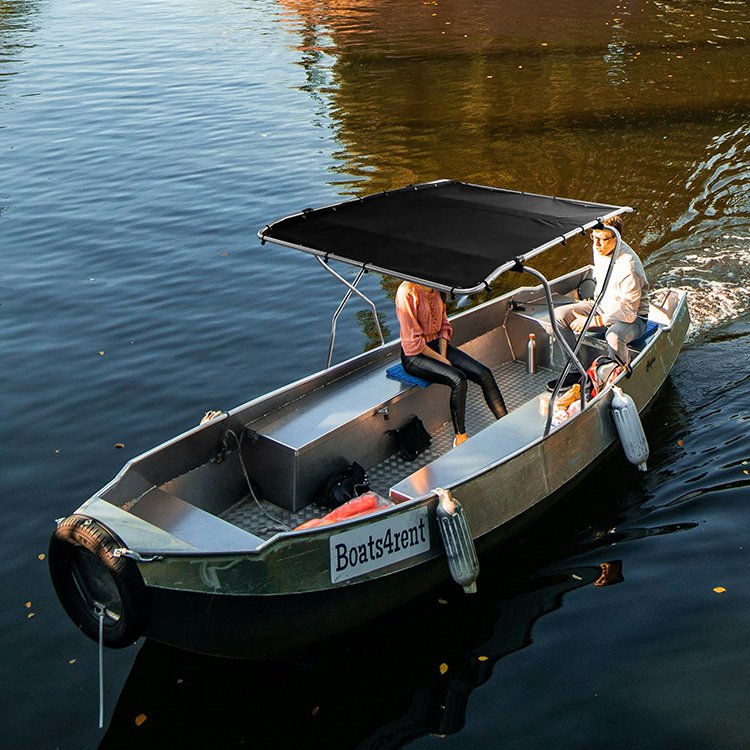 NHCX Height Adjustment Aluminum Bimini Top Boat Canopy Boat Bimini Top for Boats