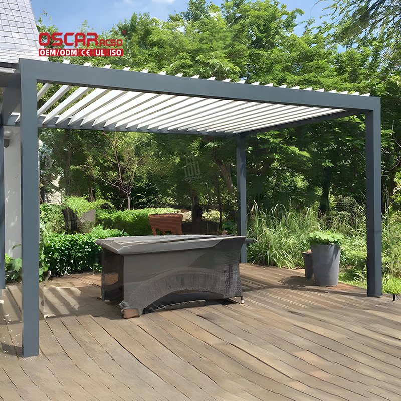 Aluminum Alloy Pergola Factory Direct Sale Can Be Customized Outdoor Garden Gazebo Patio Cover for Uk Us Ca Au